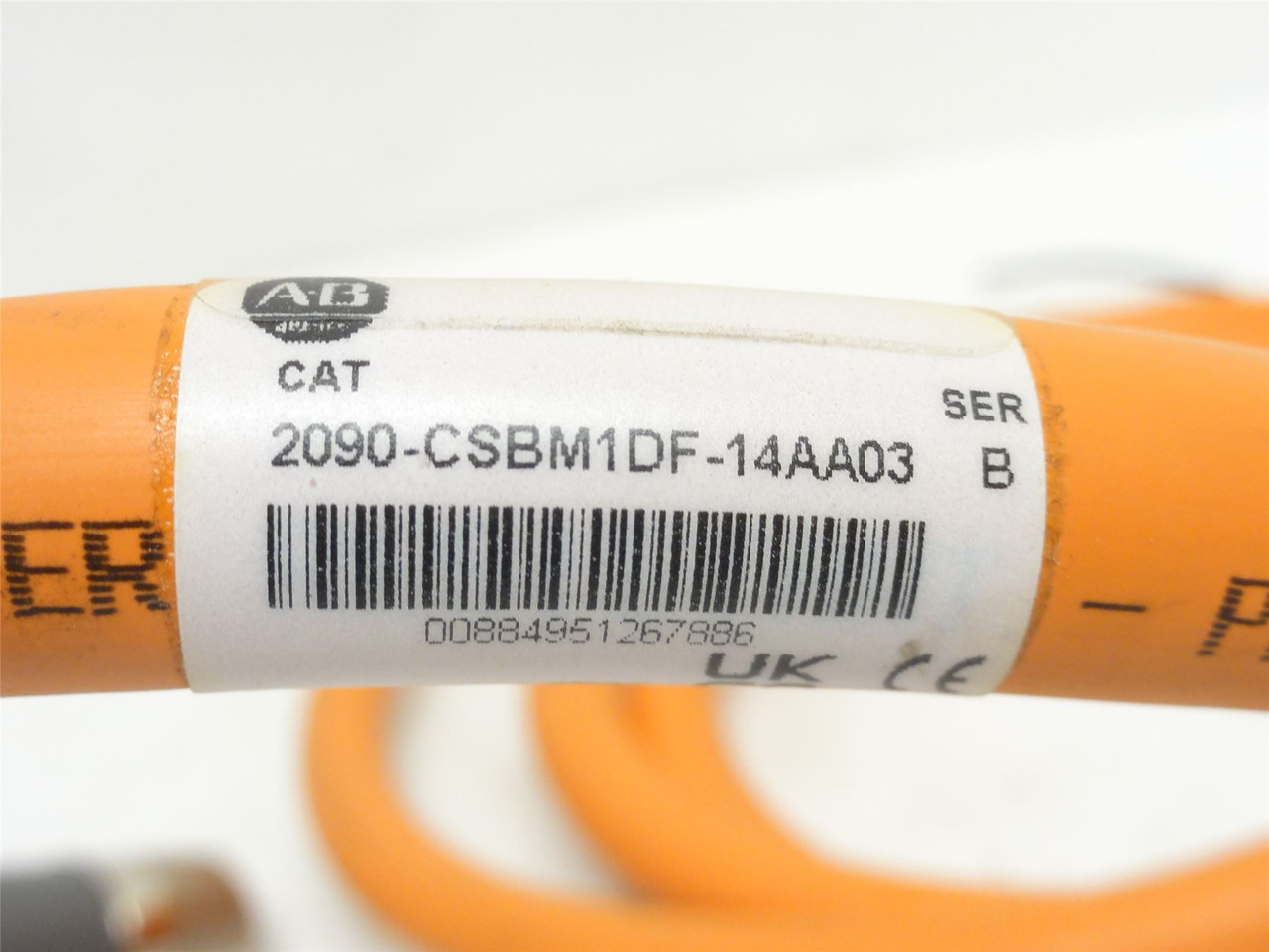 Allen-Bradley 2090-CSBM1DF-14AA03; Single Motor Cable 3m Wire