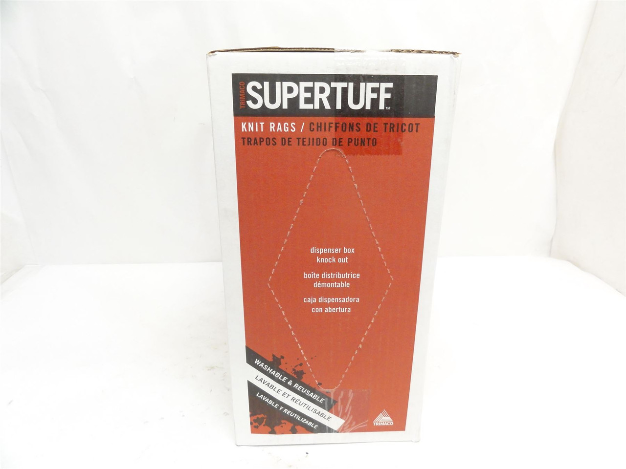 Trimaco 10433; Lot-2; SuperTuff White T-Shirt Knit Rags; 8LBS