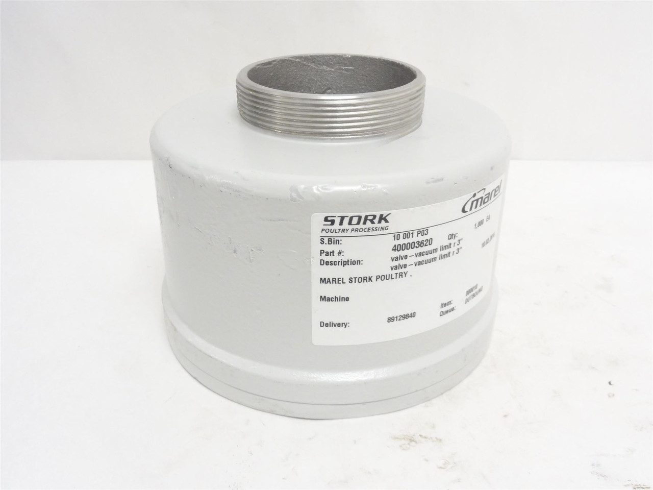 Marel 400003620; Vacuum Valve; Size: 3"