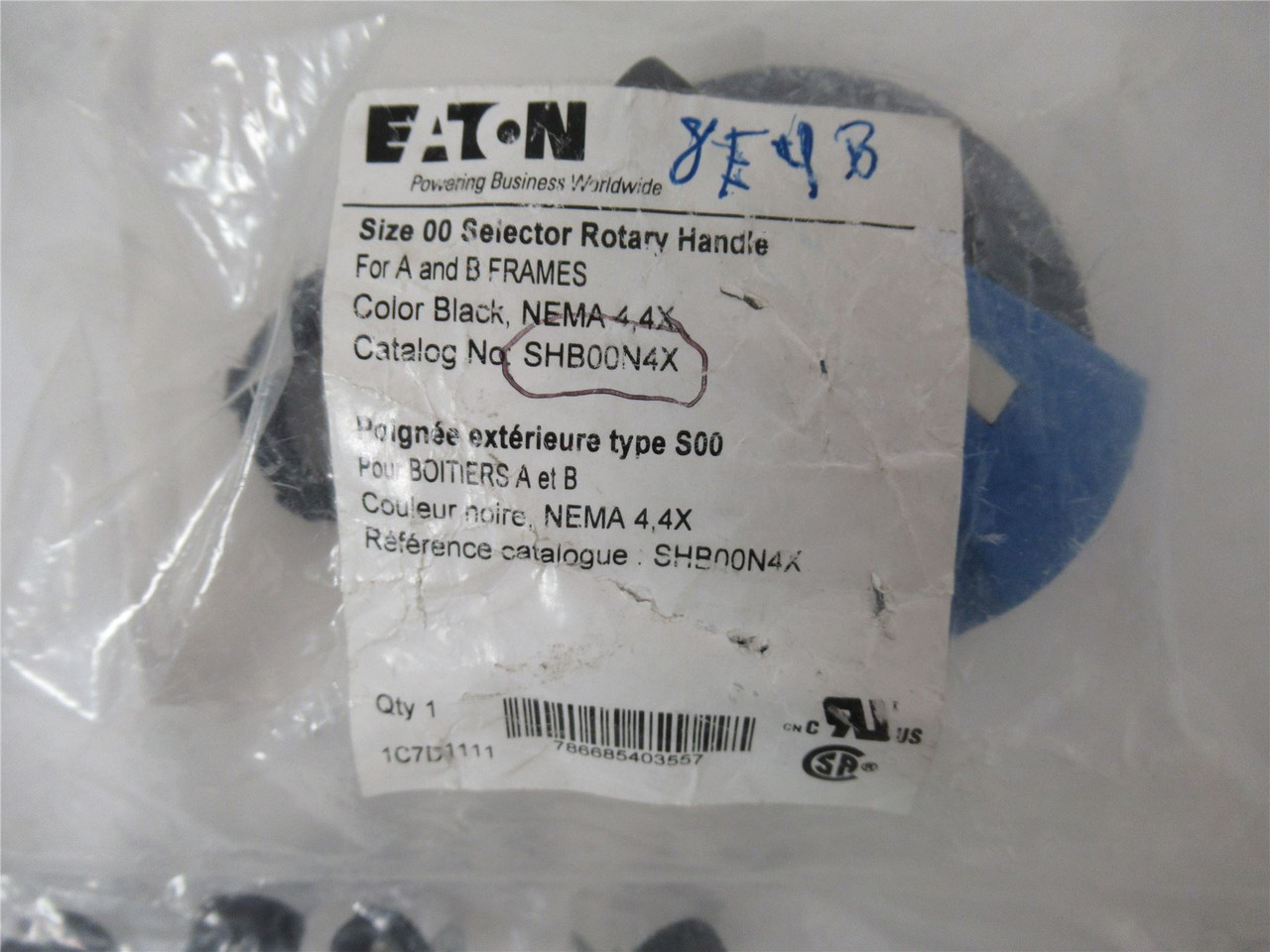 Eaton SHB00N4X; Selector Rotary Handle for A&B Frames