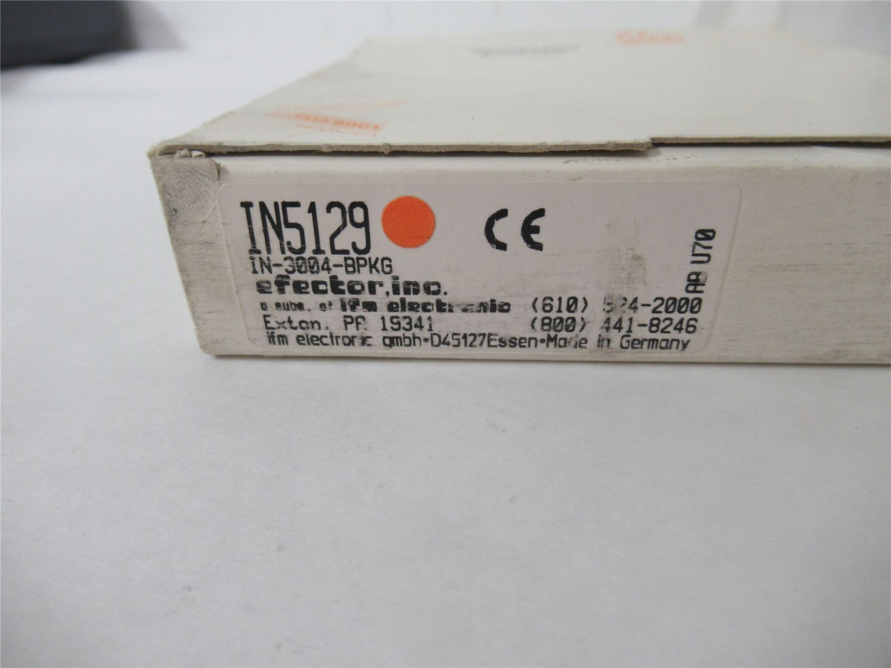 IFM IN5129; Inductive Sensor 4mm Sensing Range 10-30 VDC