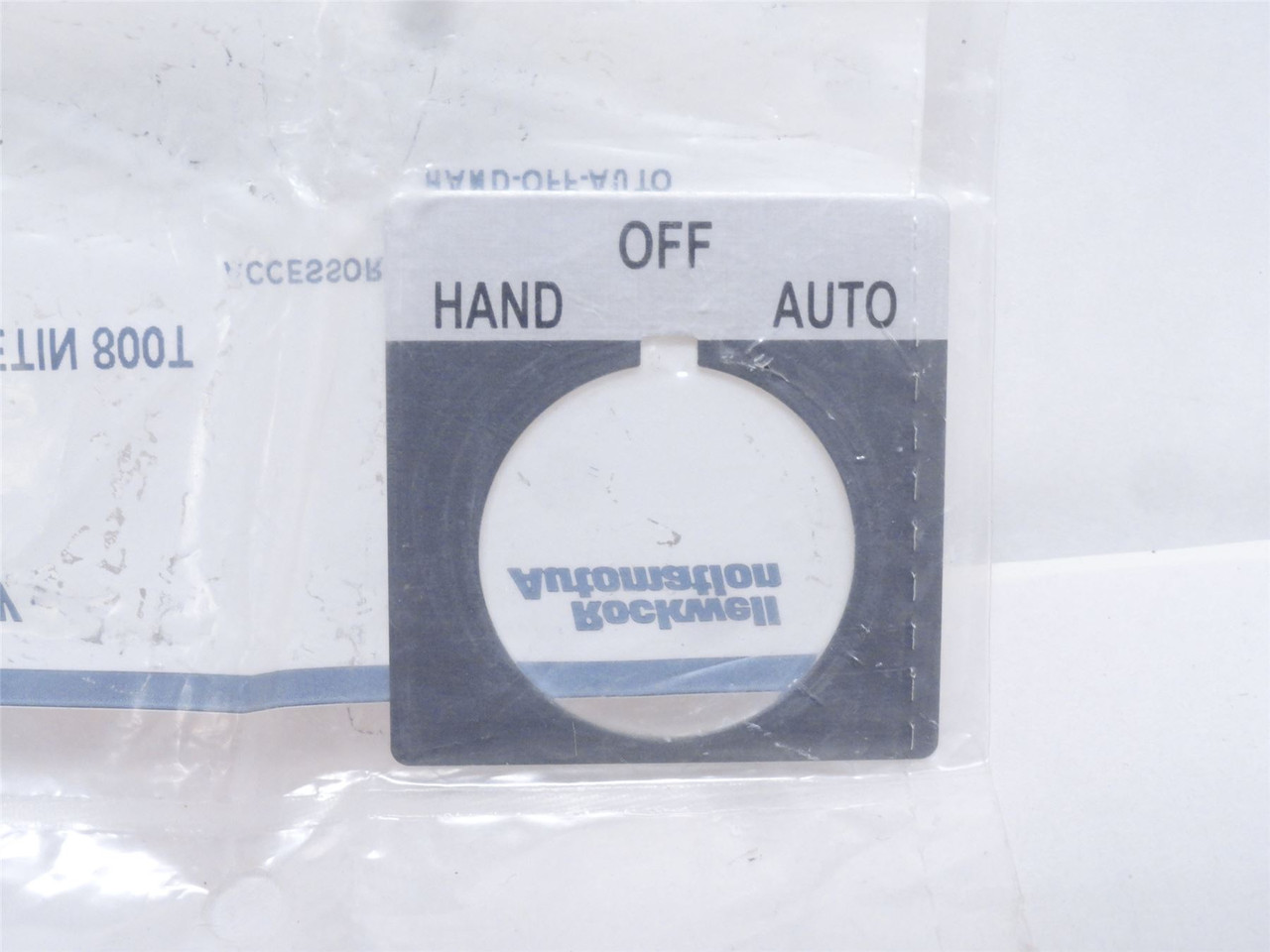 Allen-Bradley 800T-X511; Push Button Legend Plate; Size: 30mm