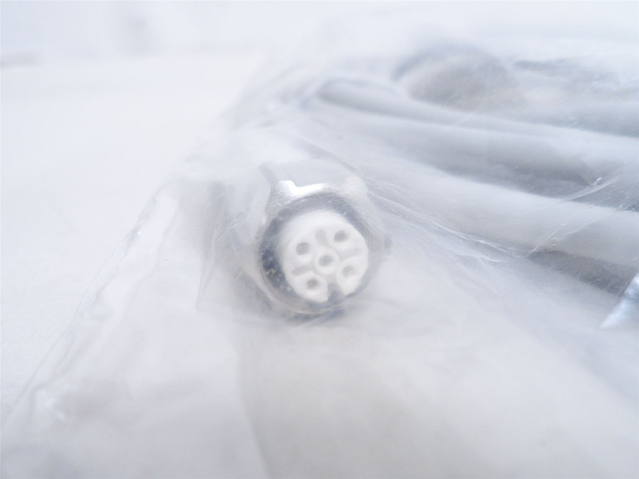 ifm EVF010; Straight Connector SS Nut M12 5-Wire 5mLong