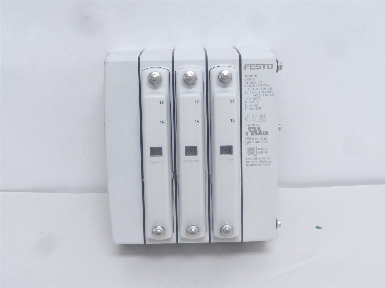 Festo MPAC-VI-3; Terminal Manifold Valve 3-Valve 575465