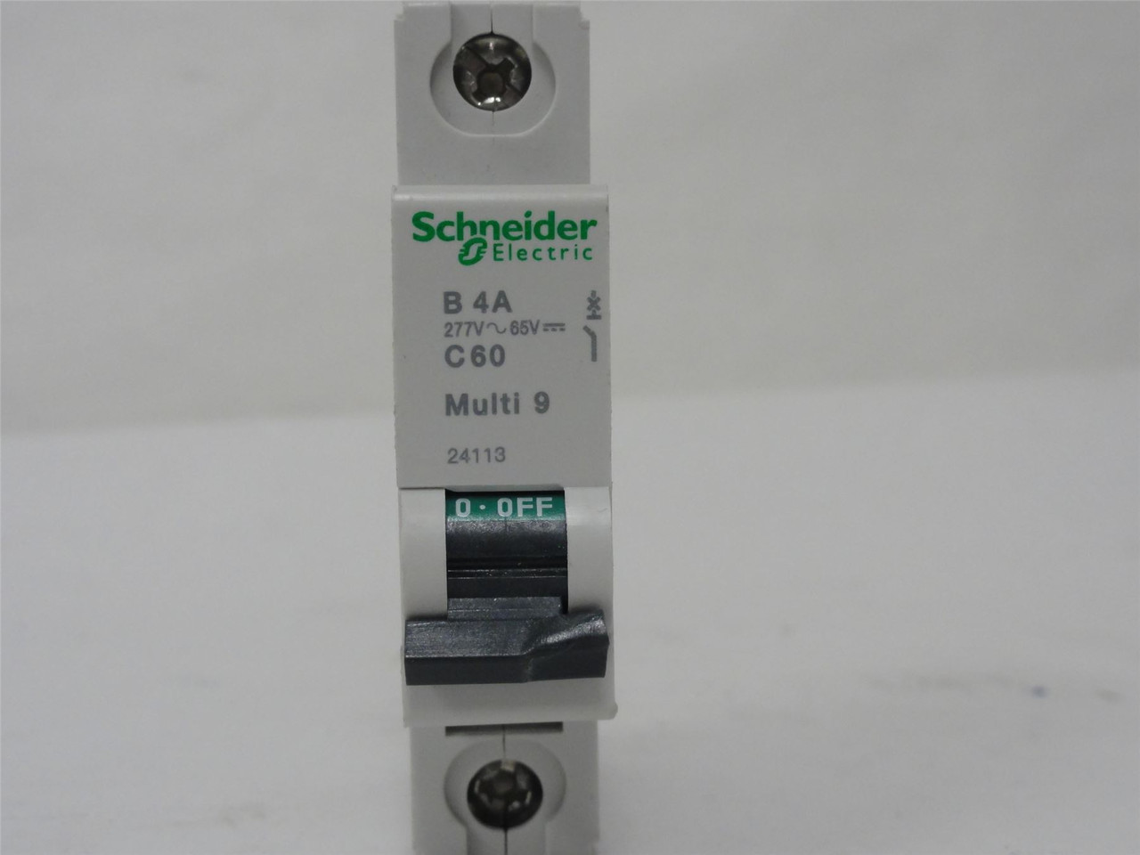 Schneider 24113; Mini Circuit Breaker; 1Pole;  4A; 277V
