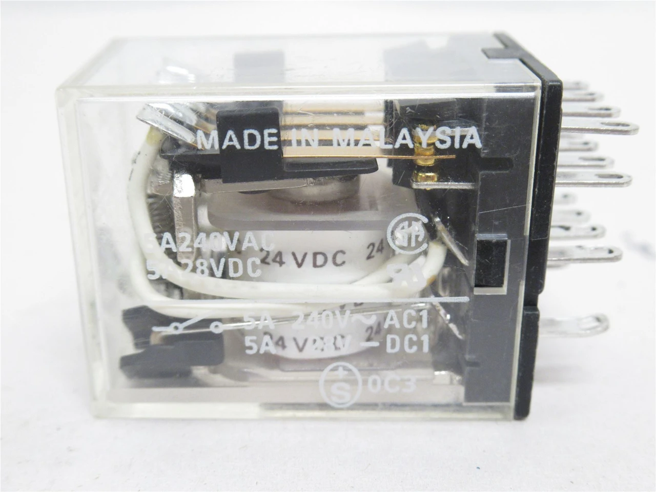 Omron MY4N-DC24; Relay; GP; 5A; 250VAC; Coil: 24VDC; 4PDT