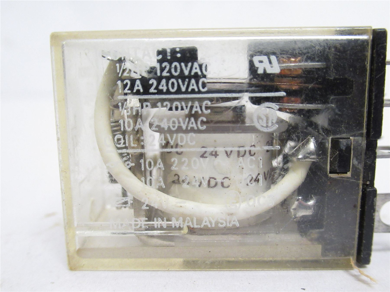 Omron LY2-DC24; Relay; GP; 10A; 120VAC; Coil: 24VDC; DPDT