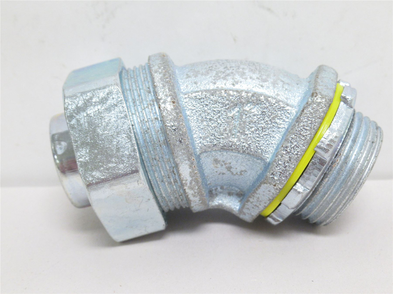 Raco 3444; Liquidtight Connector; 45Deg Elbow; 1"