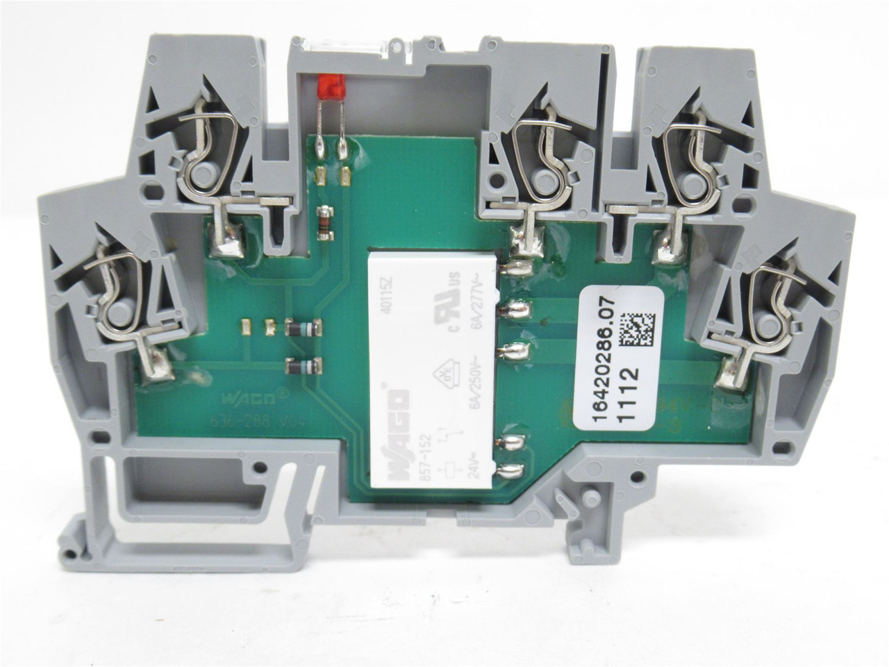 Wago 859-34; Terminal Block 5A 24VDC In; 250VAC Out; 22/14AWG
