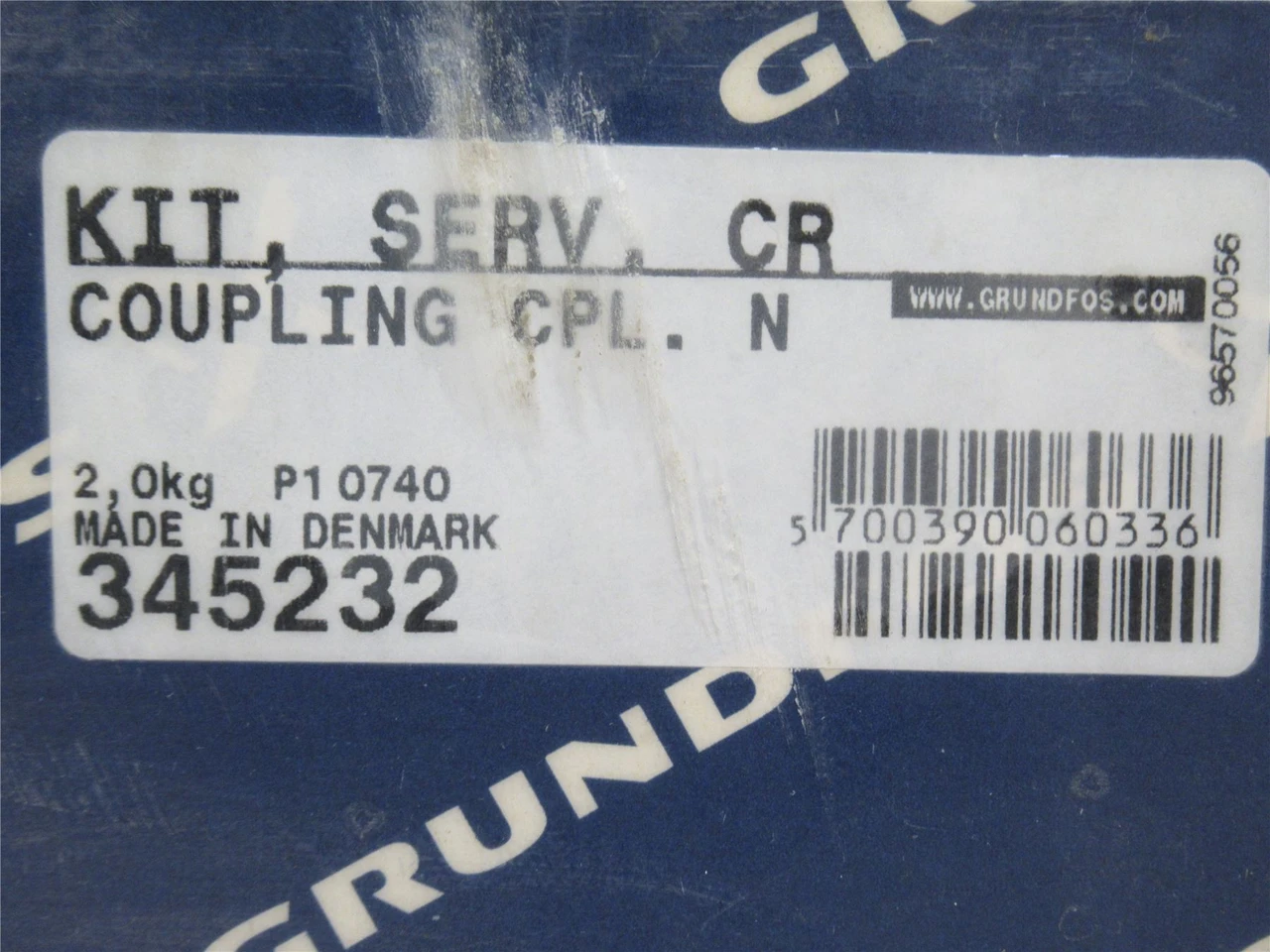 Grundfos 345232; Complete Coupling Kit NEMA D41; 41.3x22mm ID