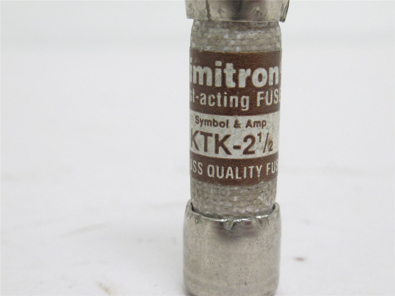 Bussmann KTK-2-1/2; Lot-2  Fast Acting Fuses; 2-1/2A; 600VAC