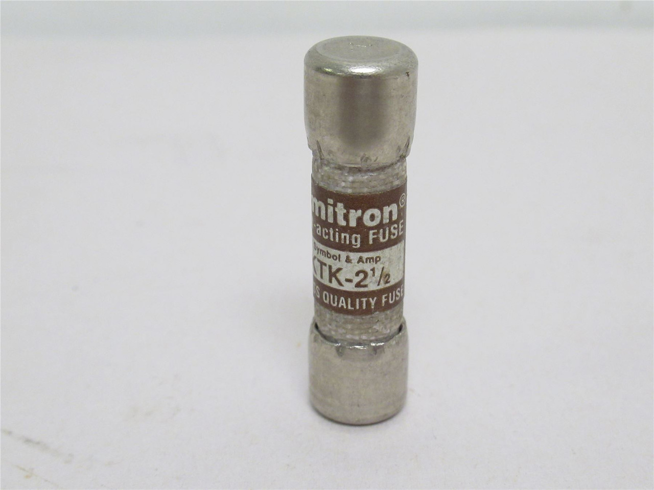 Bussmann KTK-2-1/2; Lot-2  Fast Acting Fuses; 2-1/2A; 600VAC