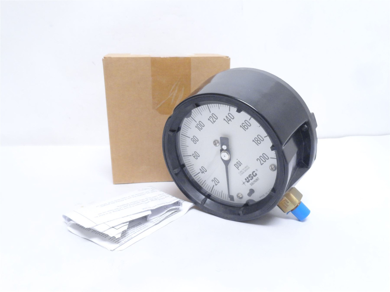 Ametek 175011; Pressure Gauge 1980L; 0-200PSI; No Plug