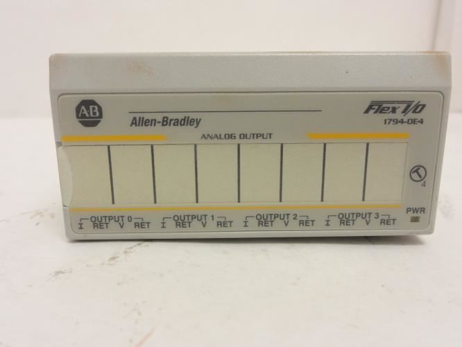 Allen-Bradley 1794-OE4; Analog Output Module; Flex I/O; 24VDC In