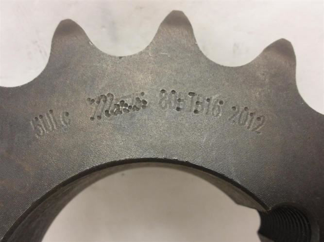 Martin 80BTB16-2012; Bushed Sprocket # 80 16T; Reverse Mount