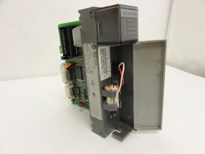 Allen-Bradley 1747-L514; Processor Unit; Missing Chips See Desc
