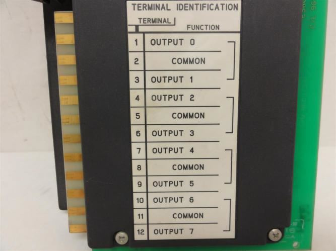 Allen-Bradley 1771-0W; Selectable Contact Output Module 125VDC/138VAC