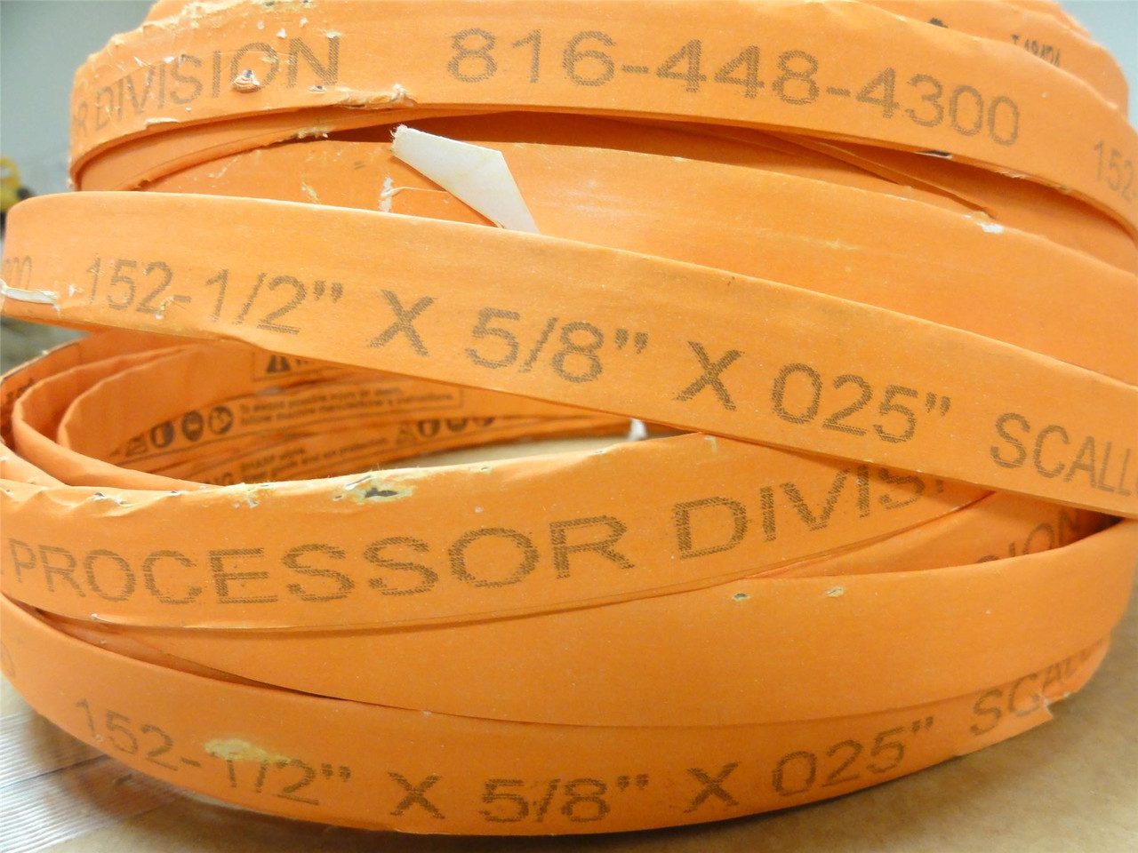 Bunzl 816 448 4300; Lot-100 Edge-Master Bandsaw Blade 126" L