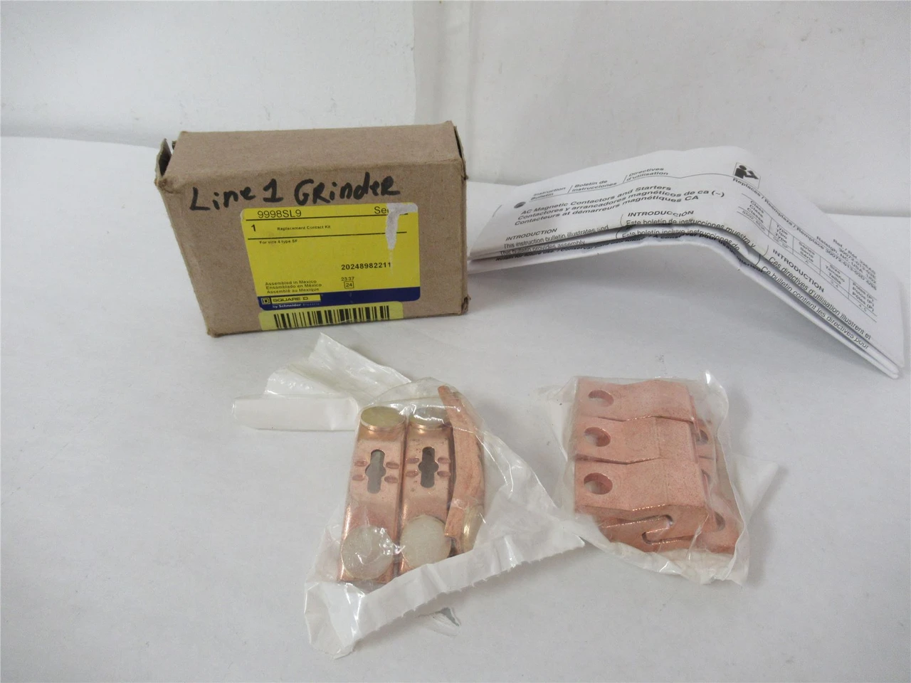 Square D 9998SL9; Contactor Replacement Kit NEMA Sz 4 200A 3P