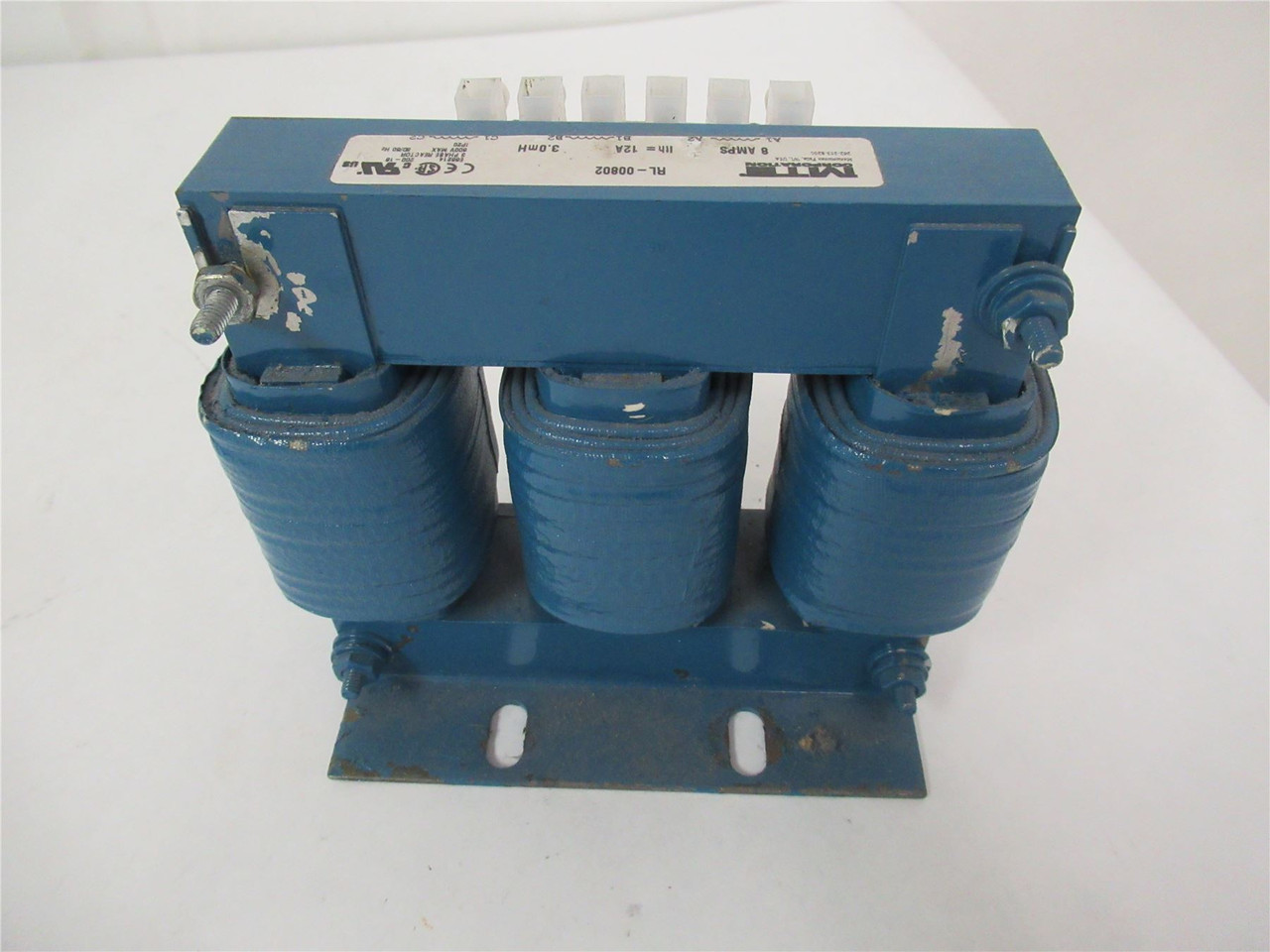 MTE RL-00802; Load Reactor 3mH 208 to 690VAC 8A