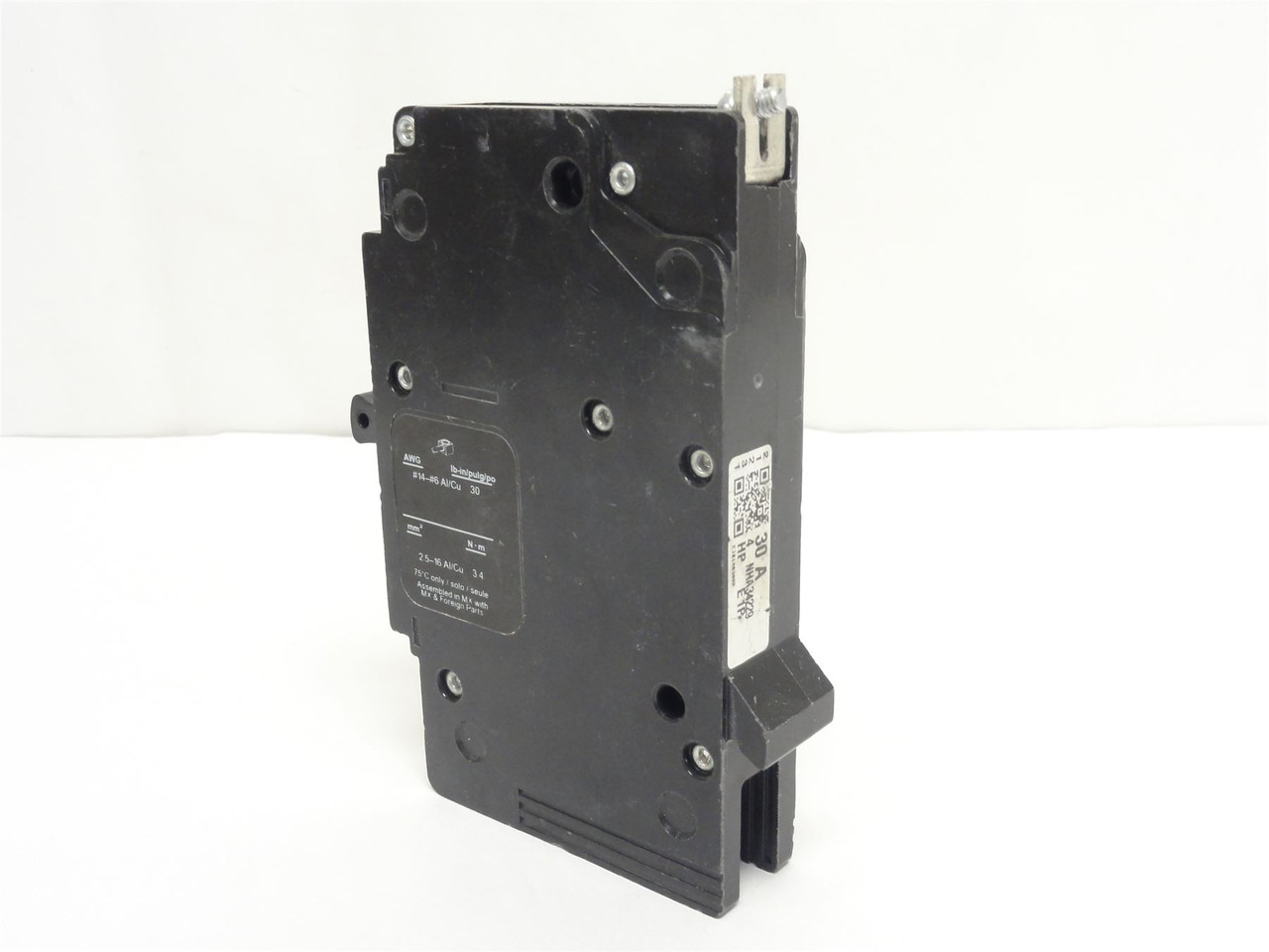 Square D EJB14030; E-Frame Circuit Breaker; 30A; 1P; 277VAC