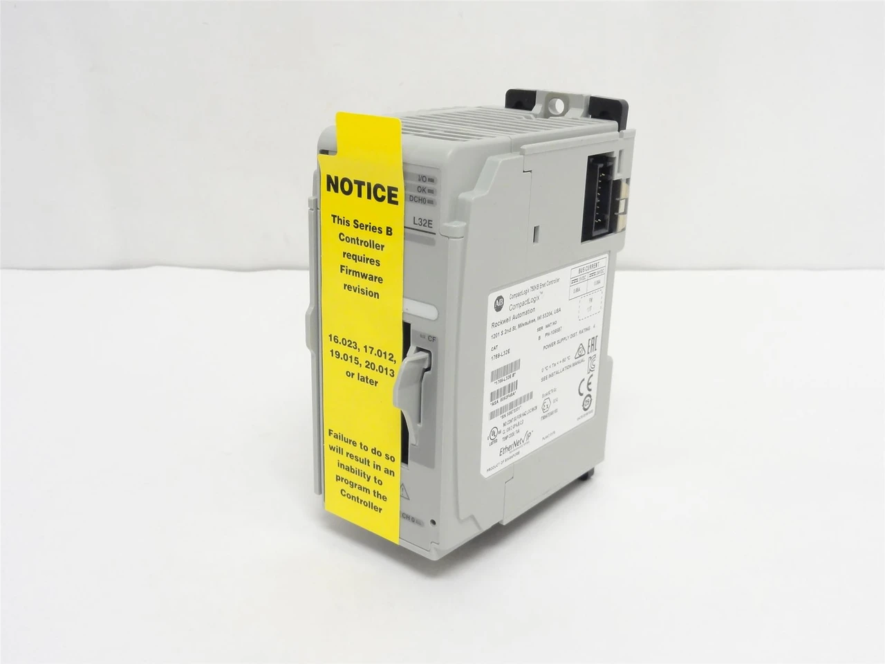 Allen-Bradley 1769-L32E; CompactLogix 750KB Controller