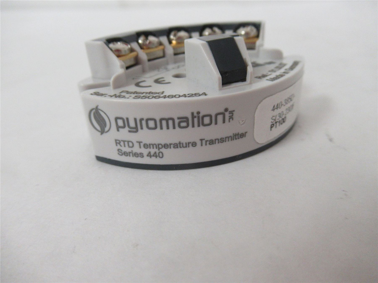 Pyromation 440-385D S(30-230)F; Temperature Transmitter