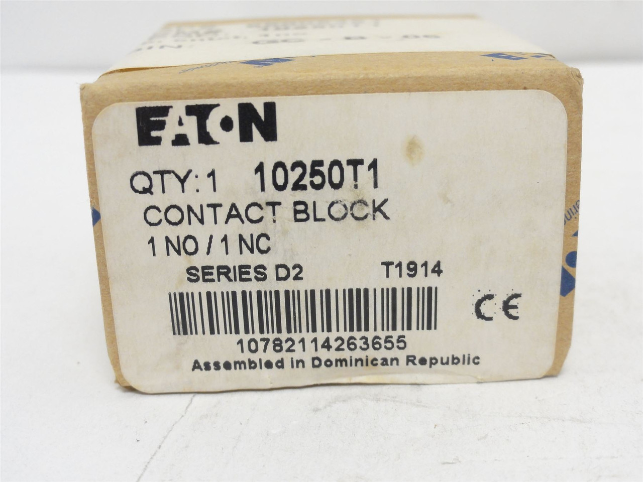 Eaton 10250T1; Pushbutton Contact Block 1-NO/1-NC; 690VAV