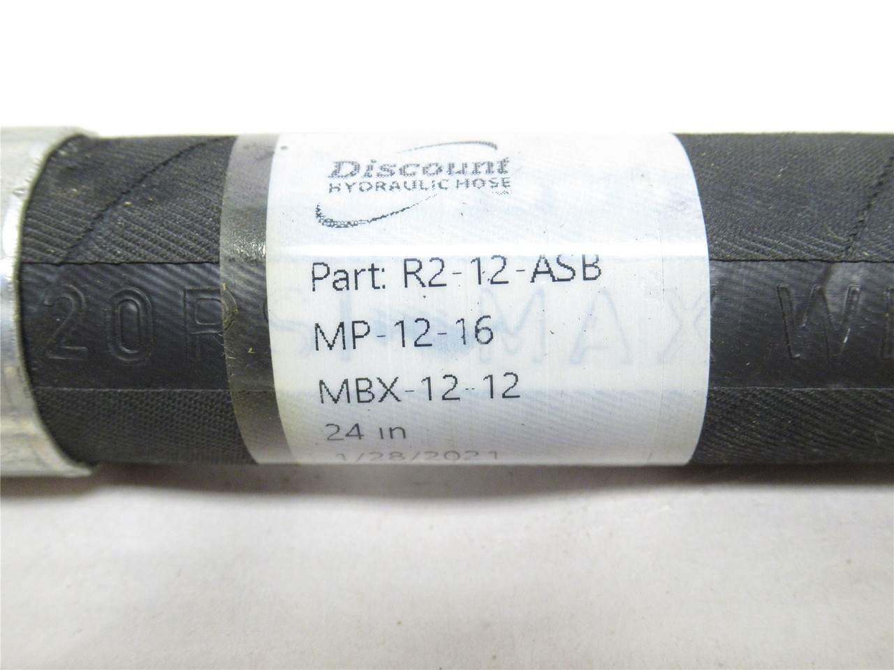 Discount Hose R2-12-12-ASB-24-3/4X3/4; Hose 24" 1NPT x 3/4BOSS