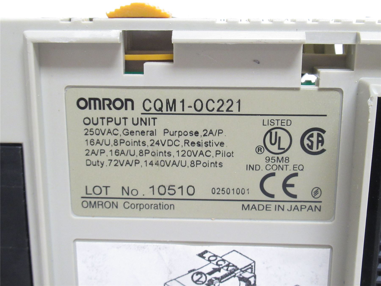Omron CQM1-OC221; Output Module 250VAC;