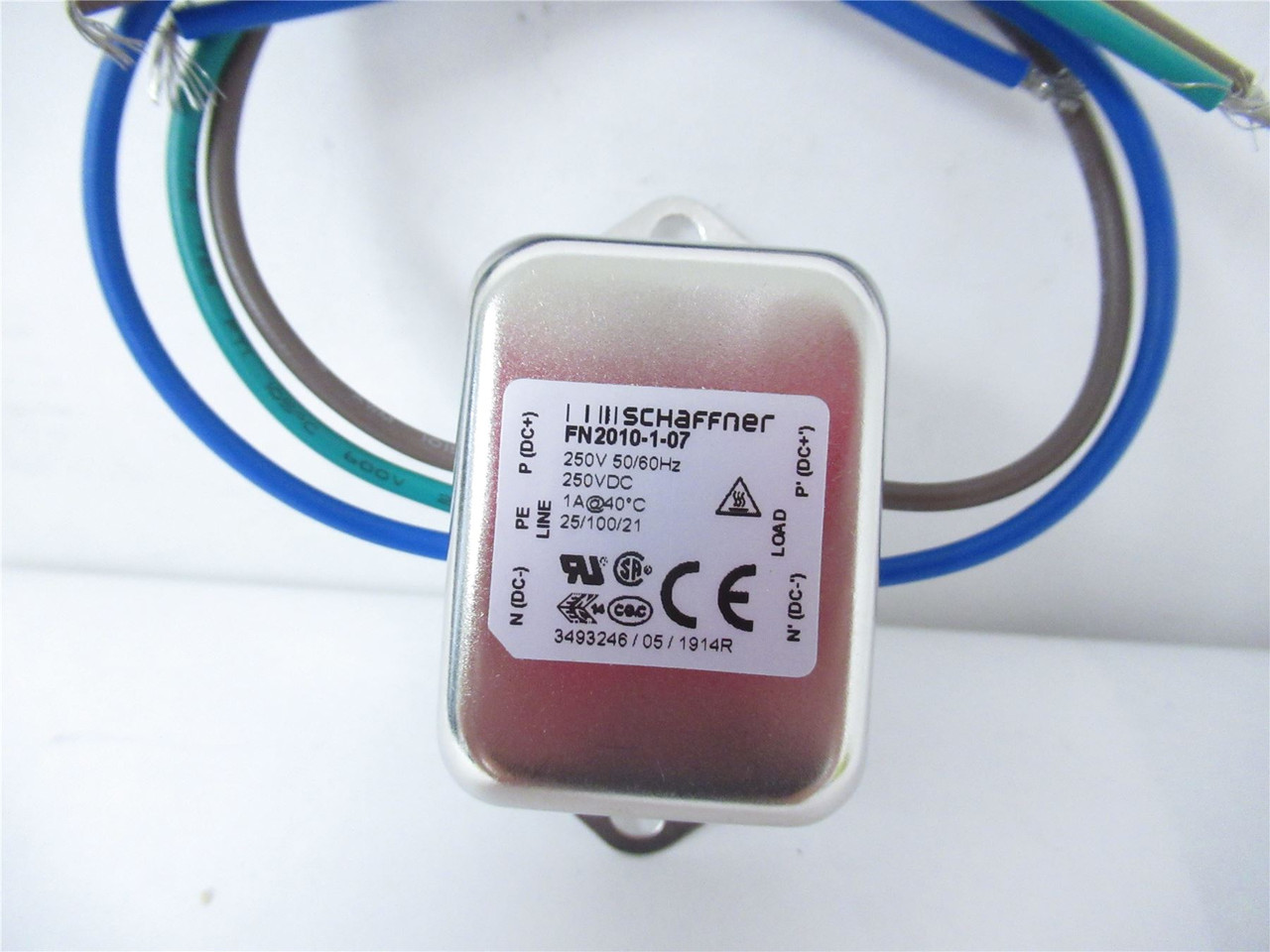Schaffner FN2010-1-07; Power Line Filter 250V 10 A DC ~ 400Hz