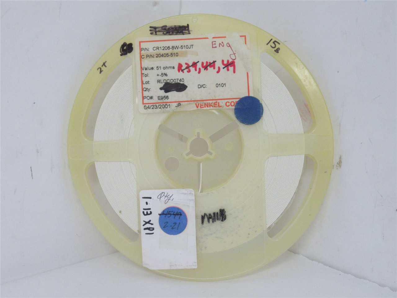 Venkel CR1206-8W-510JT; Lot-3500 Chip Resistor; 51ohms; +-5%
