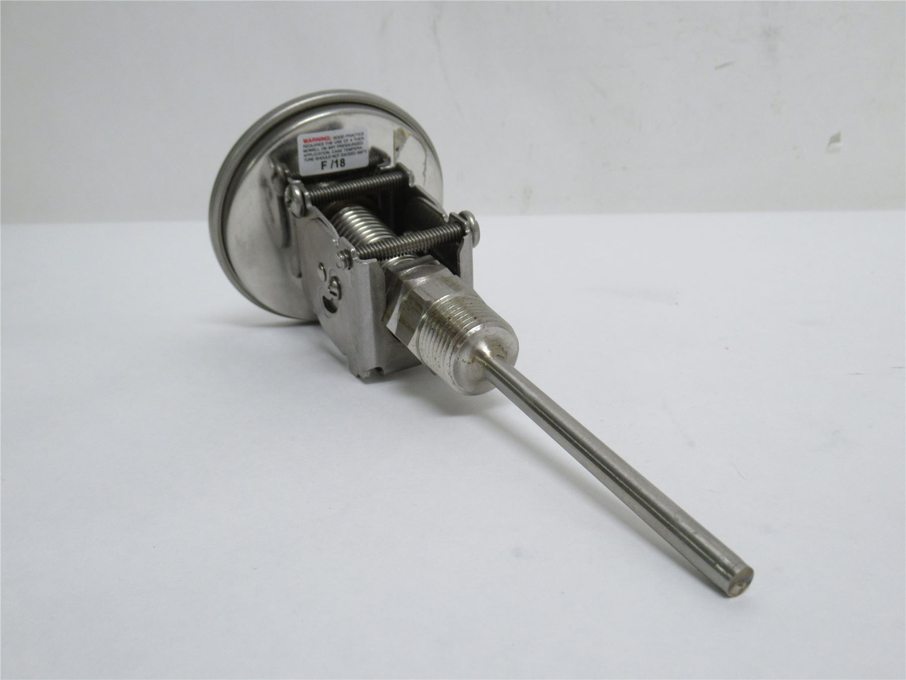 Ashcroft FA160R; Temp Gauge; 50-300Deg F; 80mm Face OD