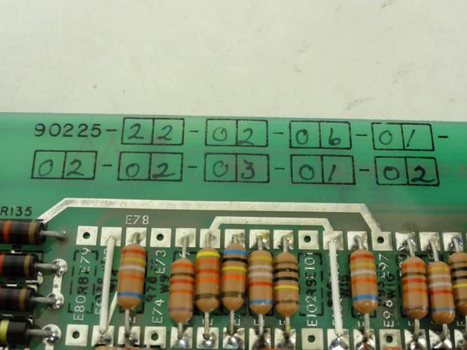 GE 90225-22-02-06-01-02-02-03-01-02; Temp Monitor Board