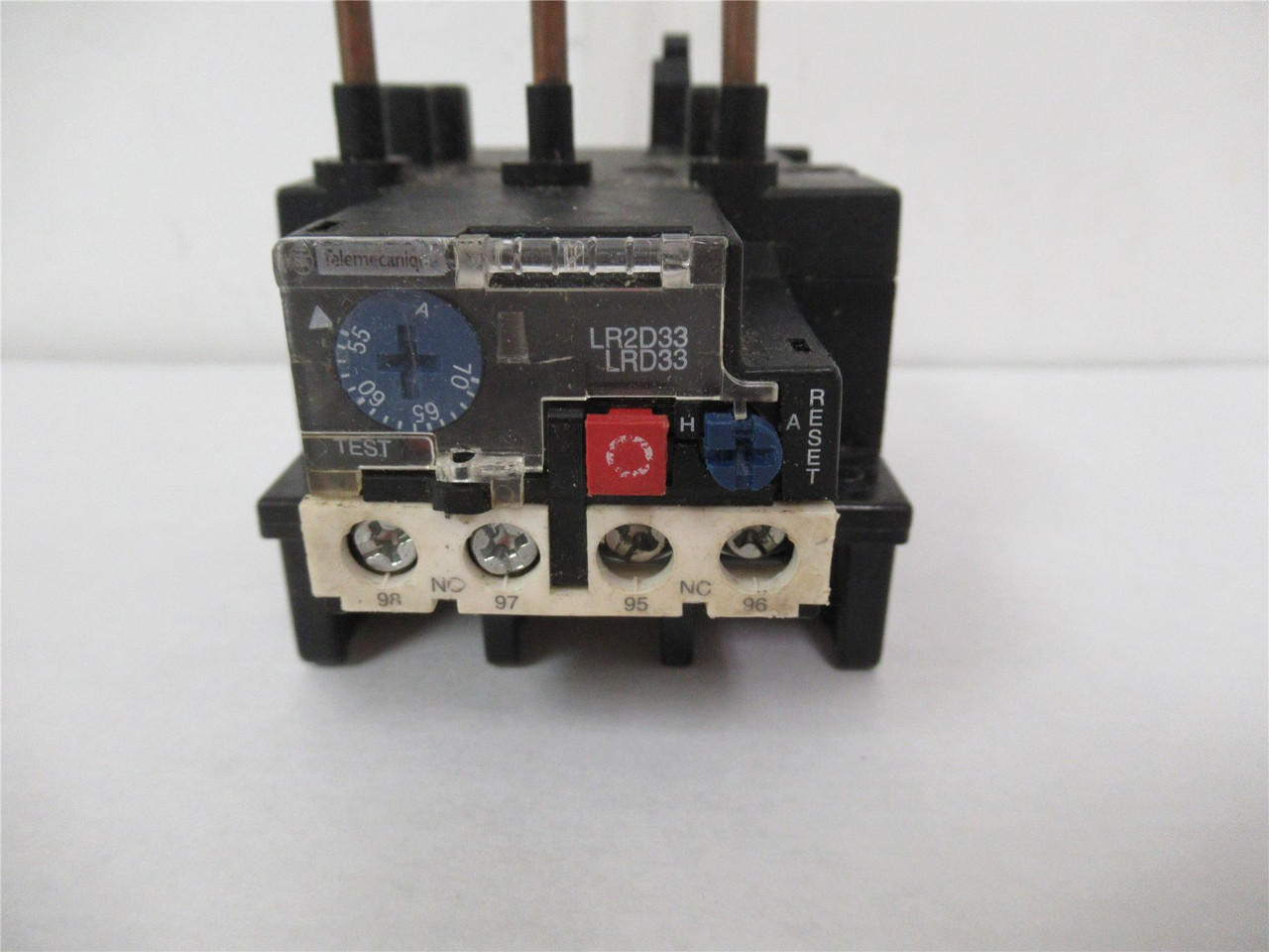 Schneider LRD3361; Overload Relay  3POLE 600VAC Adj AMP 55-70