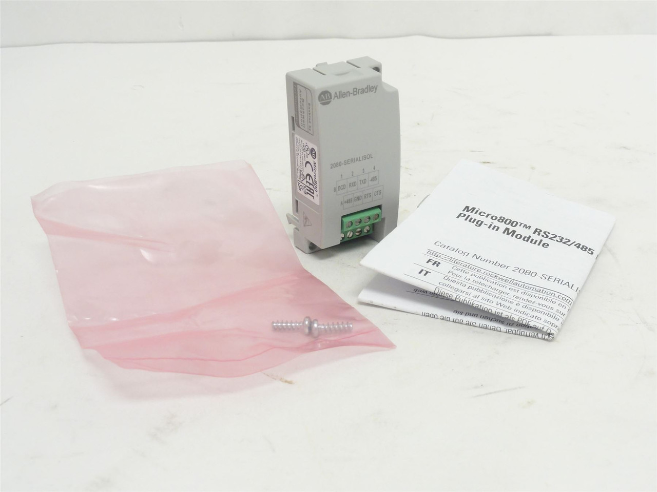 Allen-Bradley 2080-SERIALISOL; Serial Port RS232/485 Plug-In