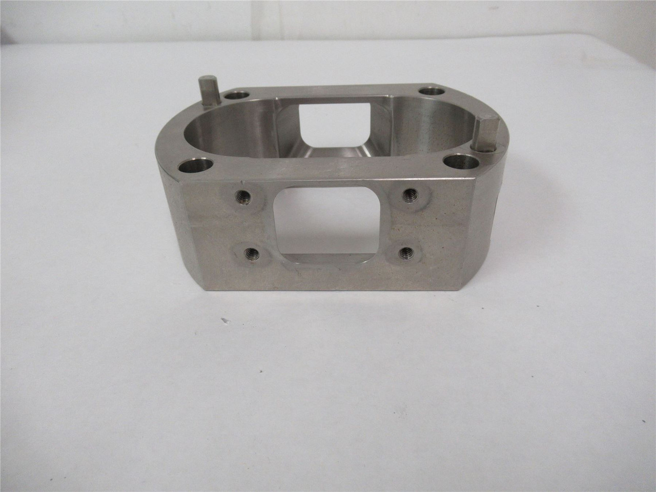 Marel 9732474; Gear Pump Housing w/Pins SS