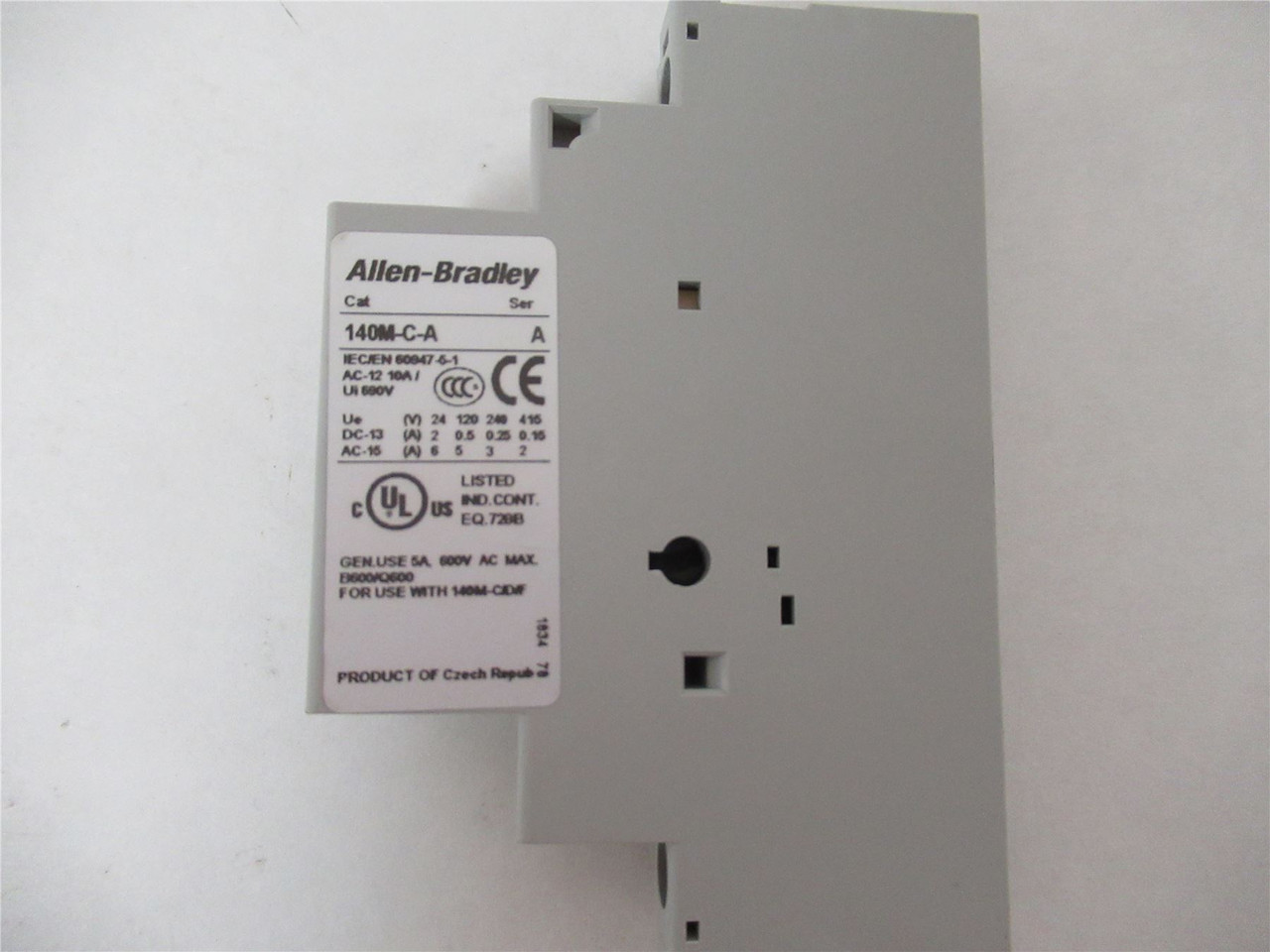 Allen-Bradley 140M-C-ASAM11; Trip Indication Contact 1NO/1NC