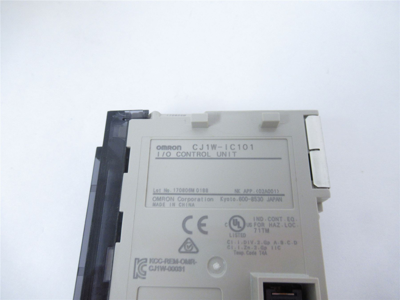 Omron CJ1W-1C101; Module I/O control unit