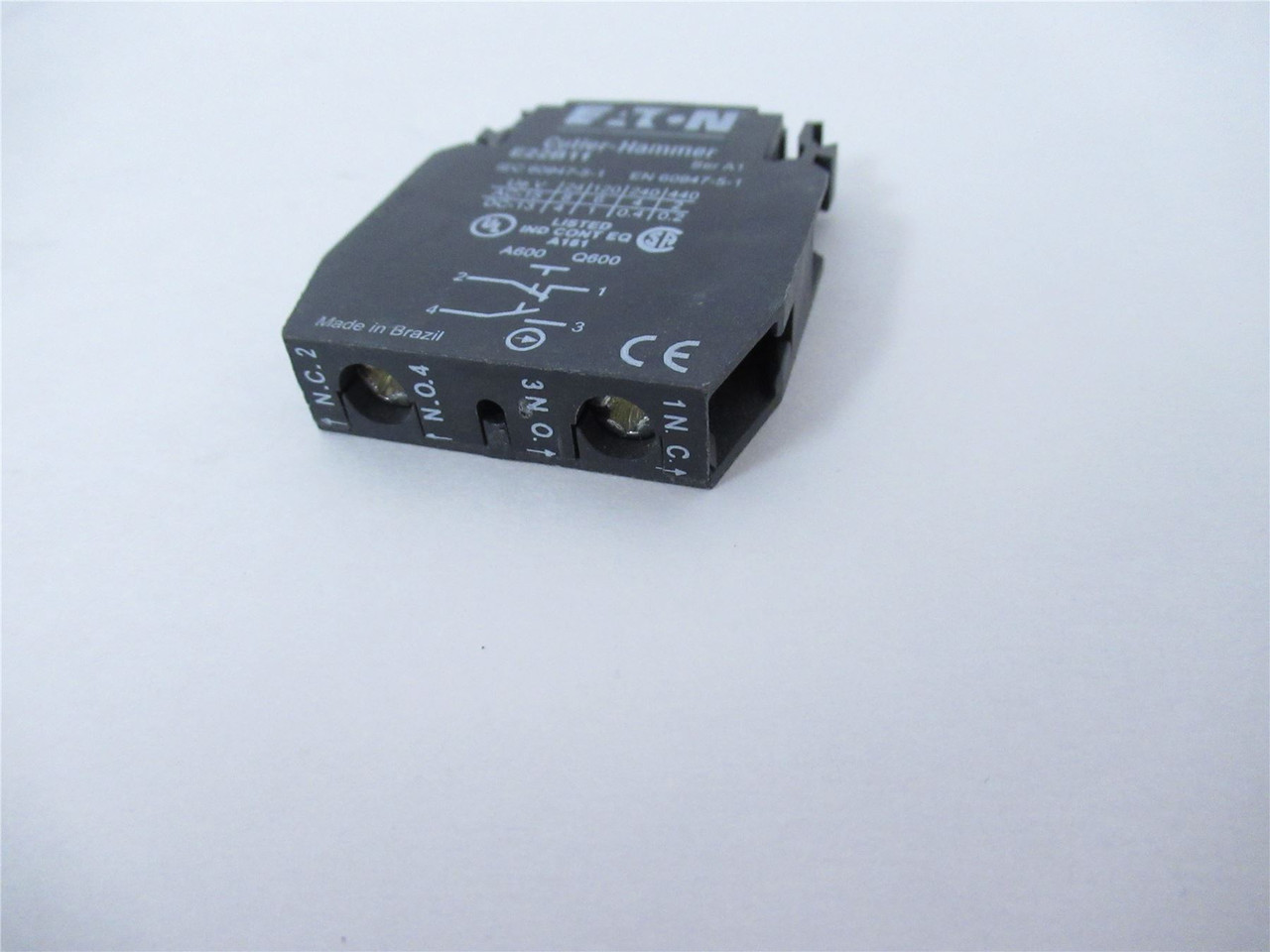 Eaton E22B20; Switch Contact Block 22.5MM