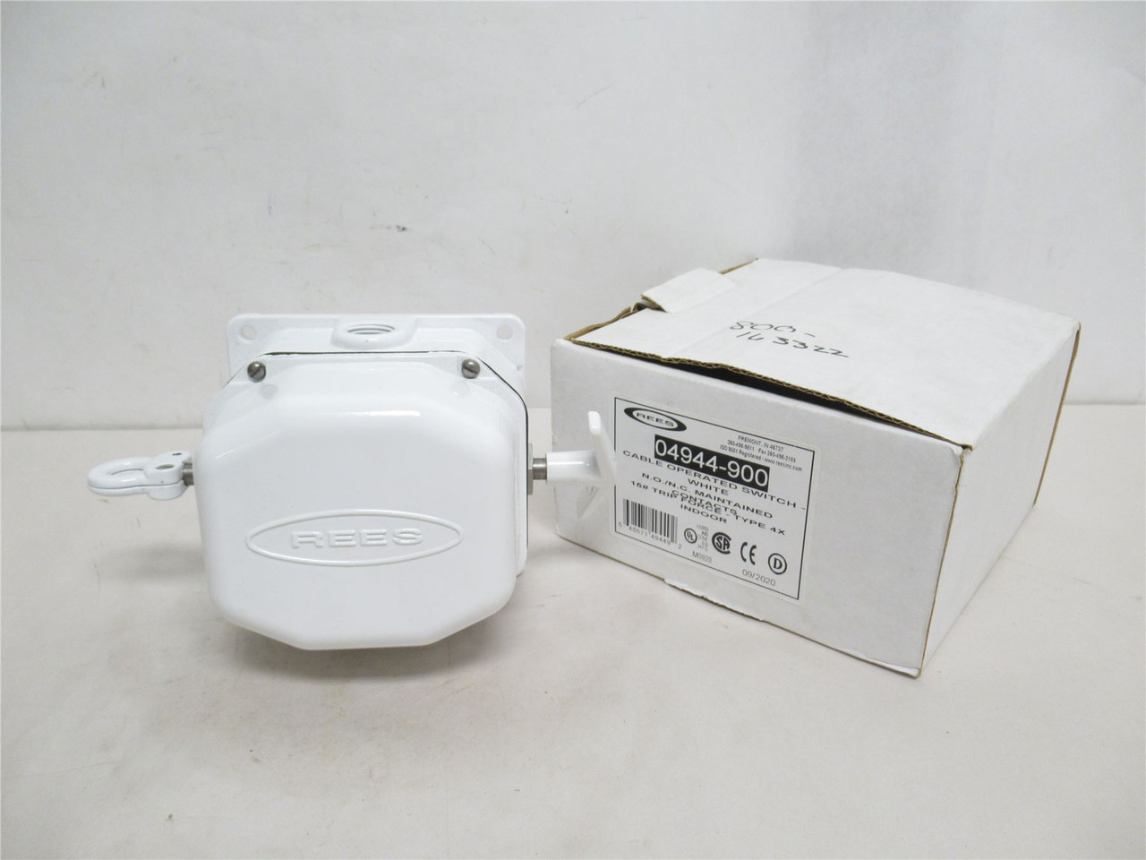 Rees 04944-900; Cable Pull Switch; 1-NO; 1-NC; A600; AC15