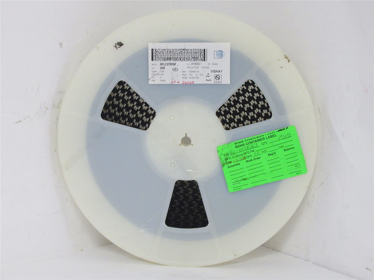 Vishay IRFL210TRPBF; Lot-1500 N-Chan MOSFET; 200V; 0.96A
