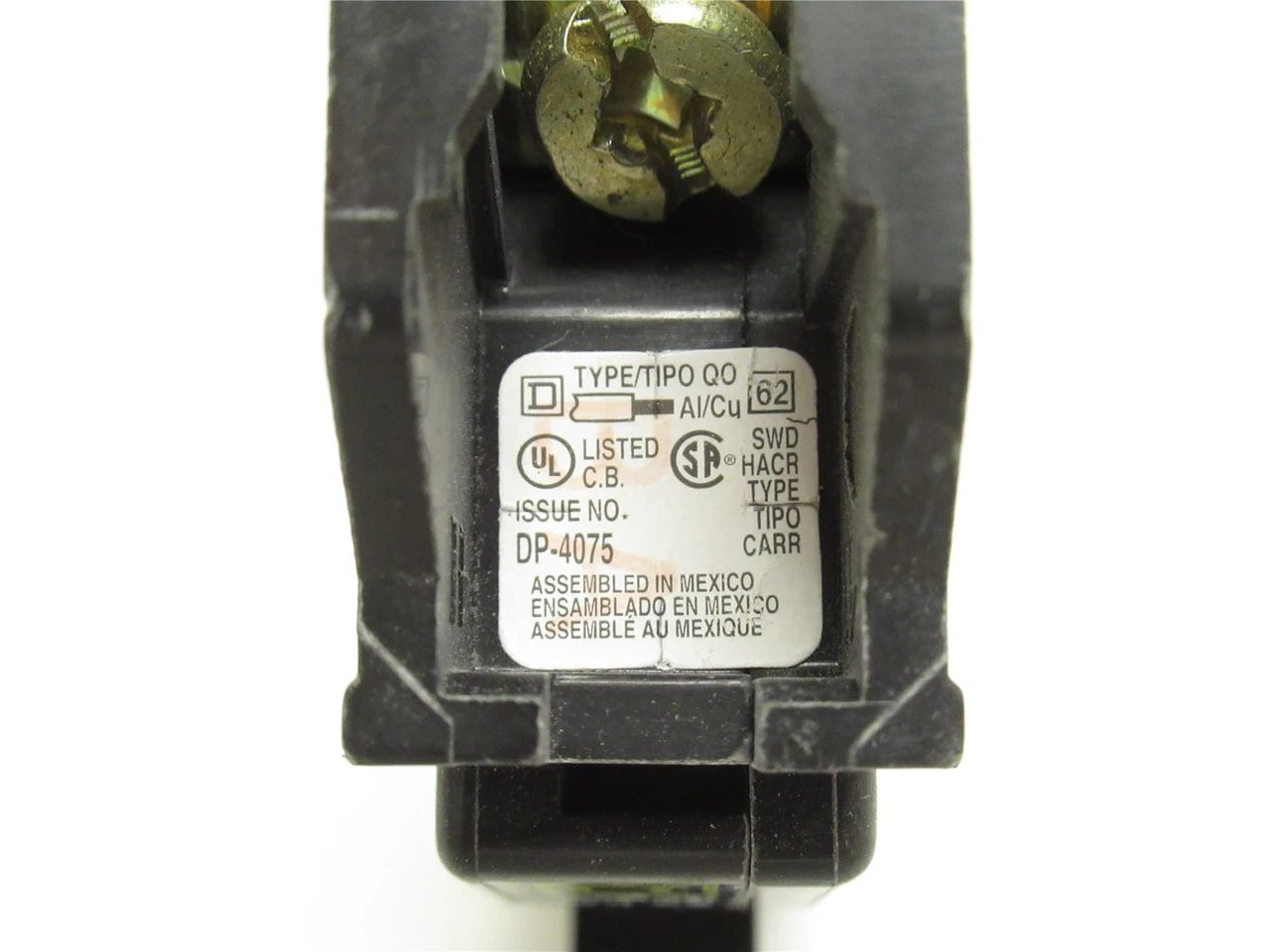 Square D QO120; Circuit Breaker; 1P; 20A