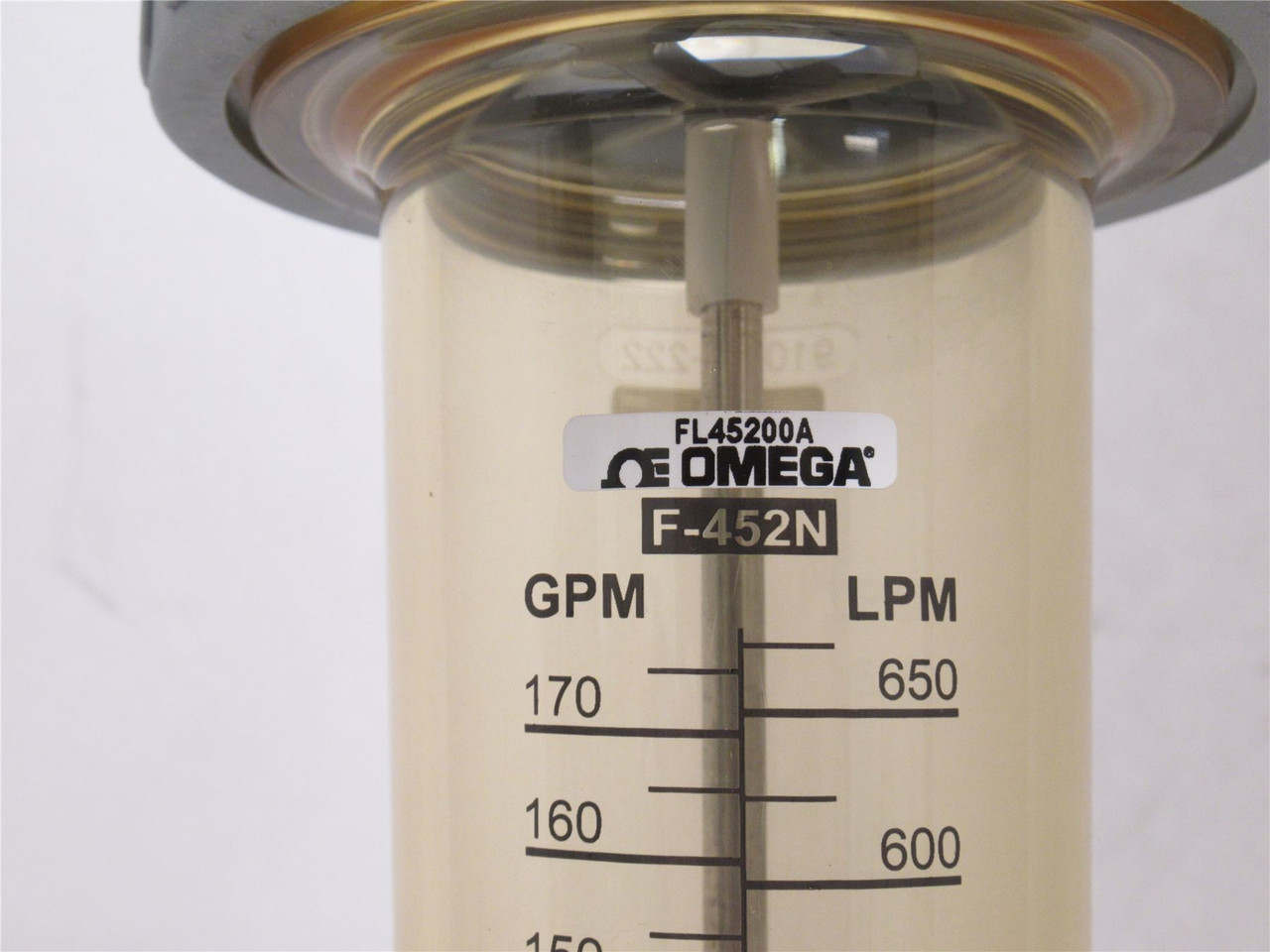 Omega FL45206A; InLine Variable Area Flow Meter; High Cap