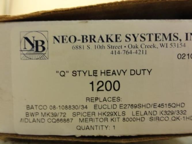 Neo-Brake Systams 1200; Brake Kit