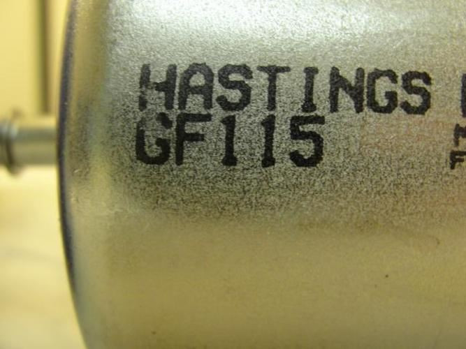 Hastings GF115; Gas Filter