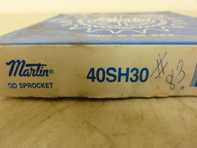 Martin 40SH30; Bushed Sprocket # 40 30T