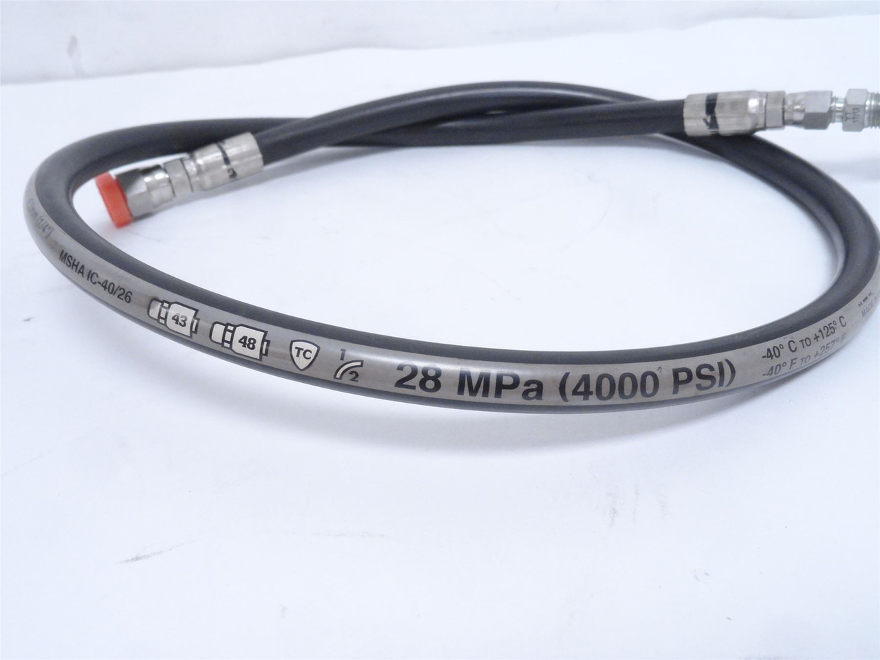 Formax 487TC-06C-06C-4-6-4-42.00; Hose Assy; 3/8 JIC; 42" Long