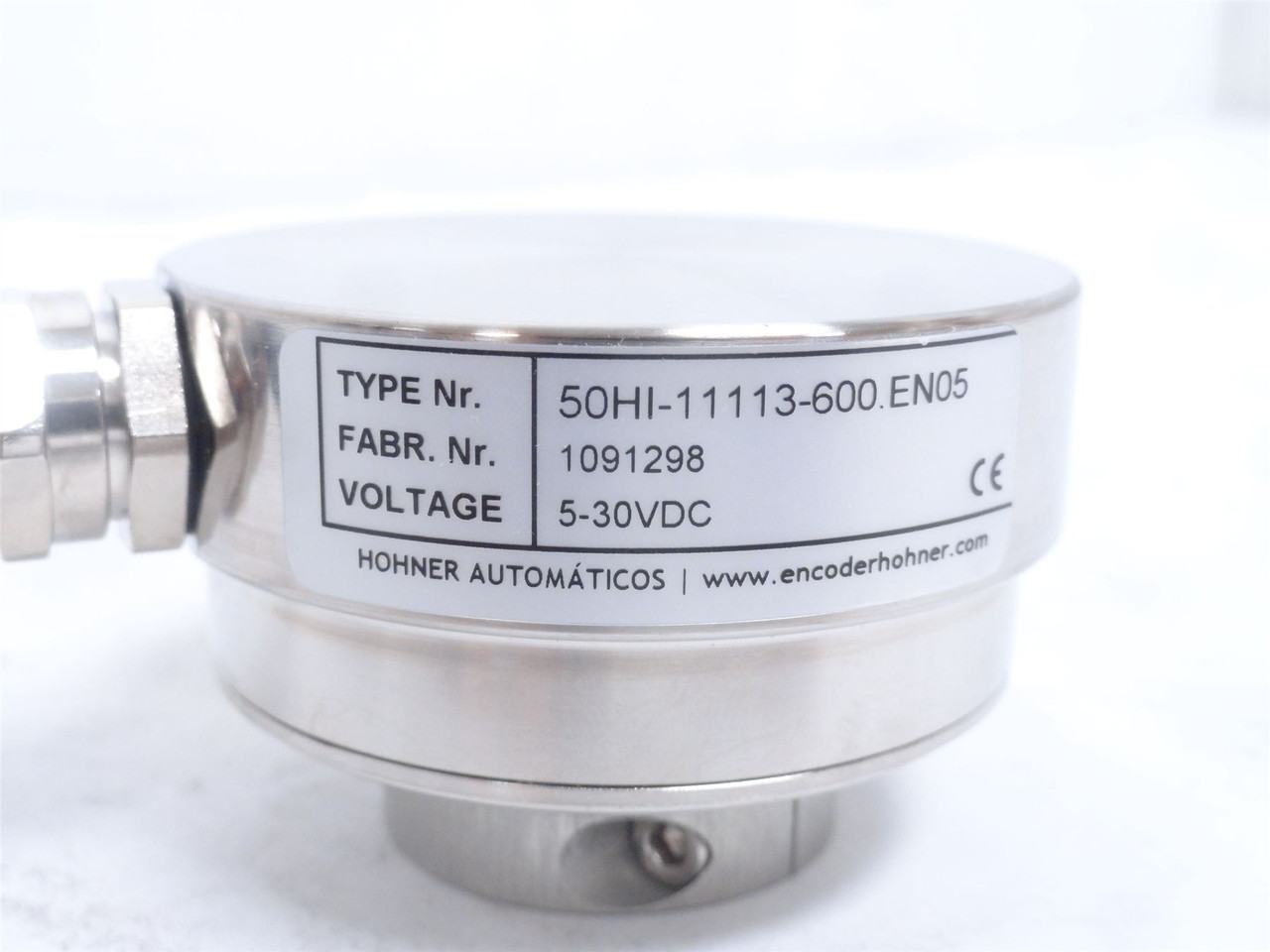 Hohner 50HI-11113-600.EN05; Wired Encoder; 5-30VDC; 5m Leads