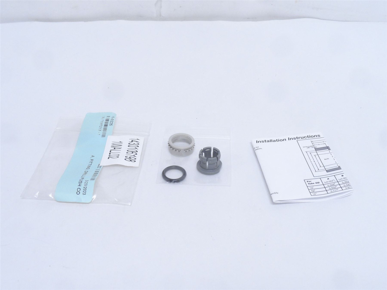 JBT 350225; Drill Fitting Push Connector; Size: 1/2"